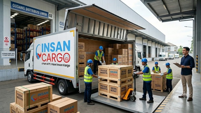 Persiapan ekspedisi logistik untuk kirim barang jakarta ke jawa timur dengan aman menggunakan armada truk.